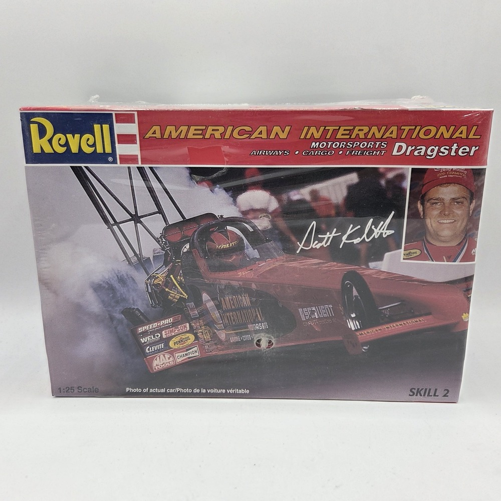 1996 Revell American International Dragster Plastic Model New In Box